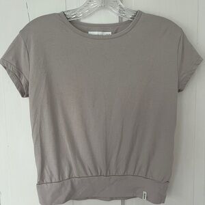 Abercrombie Kids Taupe Short Sleeve Tee